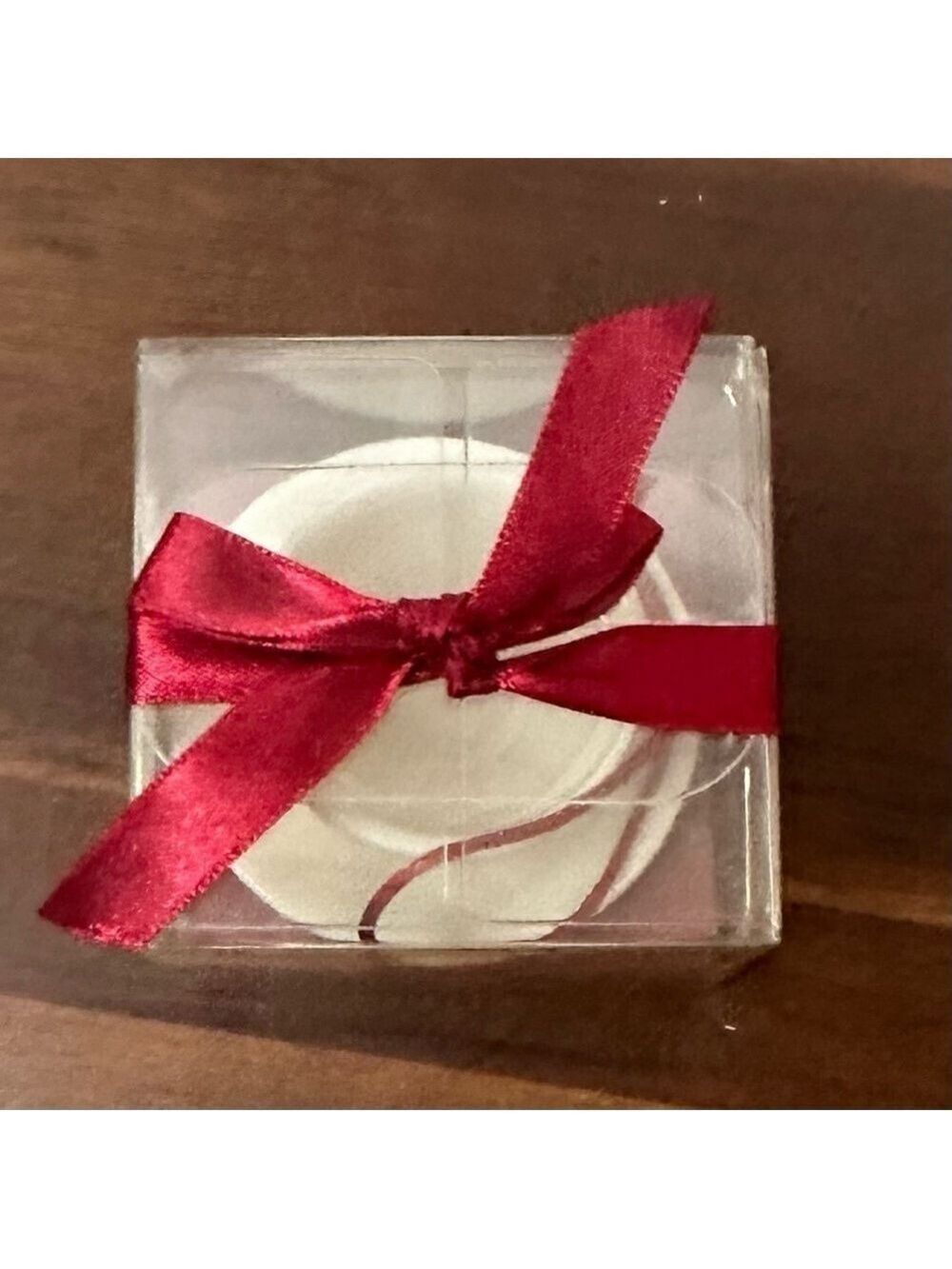 Starbucks 2005 Holiday Cappuccino Cup Ornament Joy Wish Love NIB Vintage - Picture 3 of 4